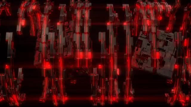 Techno Cube VJ Loop: Stock Motion Graphics