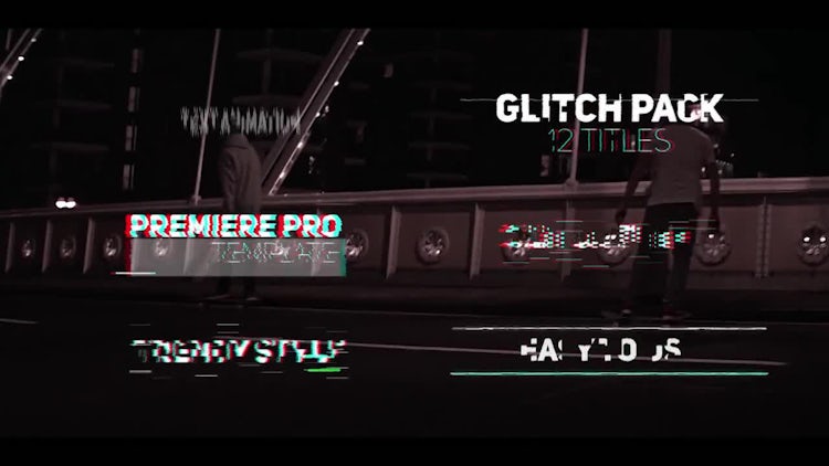 Glitch titles - Premiere Pro Templates | Motion Array