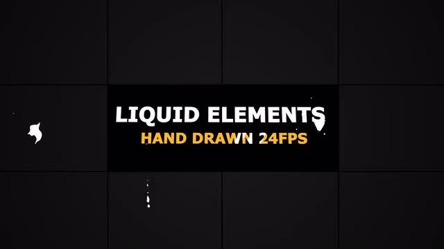 Flash FX LIQUID Elements 24 fps: Stock Motion Graphics