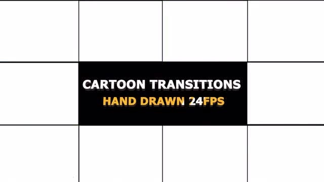 Dynamic Cartoon Transitions: Stock Motion Graphics
