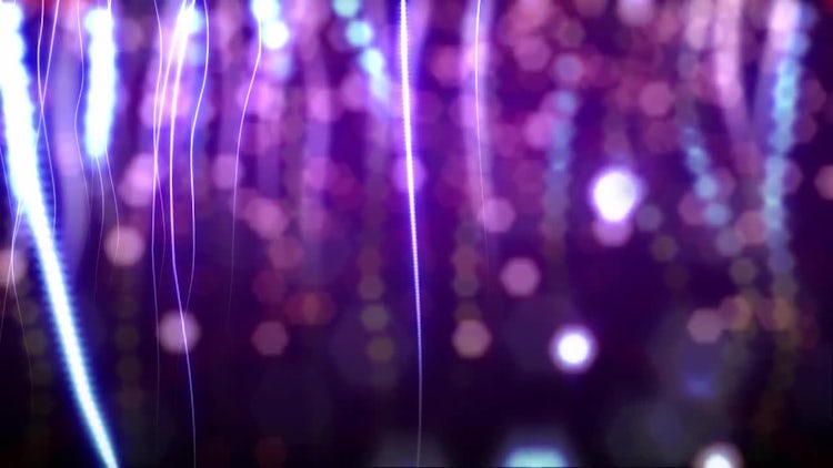 Purple Confetti Loop: Stock Motion Graphics