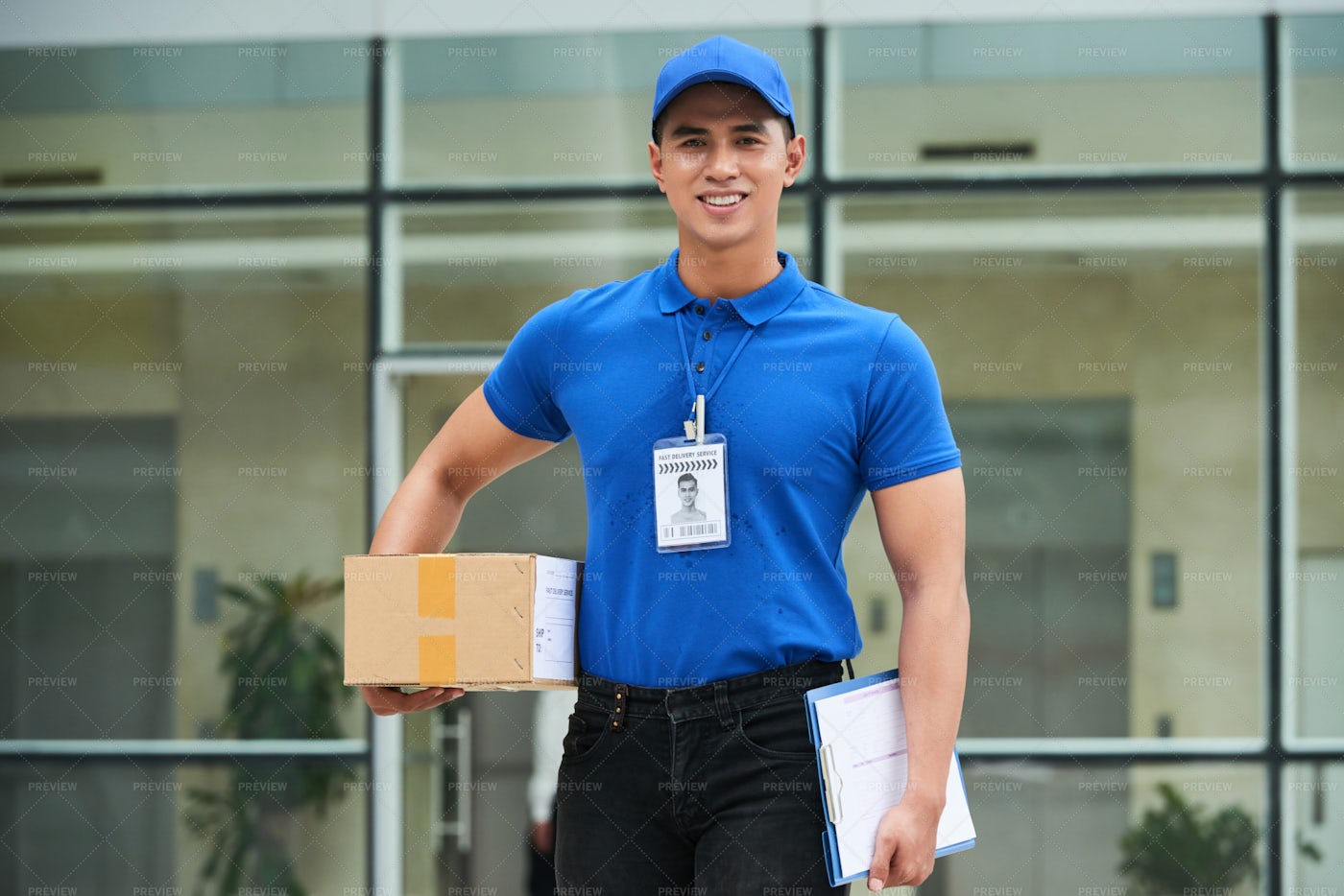 Delivering Package - Stock Photos | Motion Array