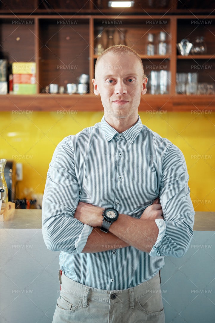Smiling Confident Manager Of...: Stock Photos
