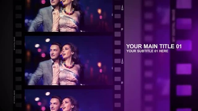 film strip after effects template download