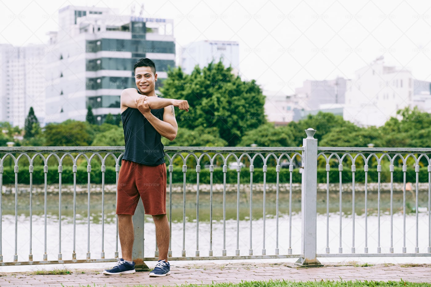 Arm Stretch: Stock Photos