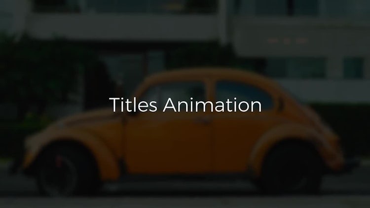 Titles Animation: After Effects Templates