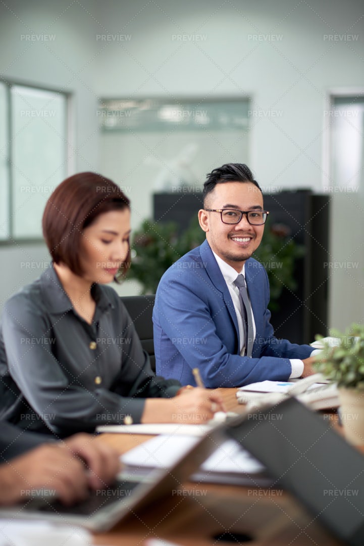 Professional Managers Having...: Stock Photos