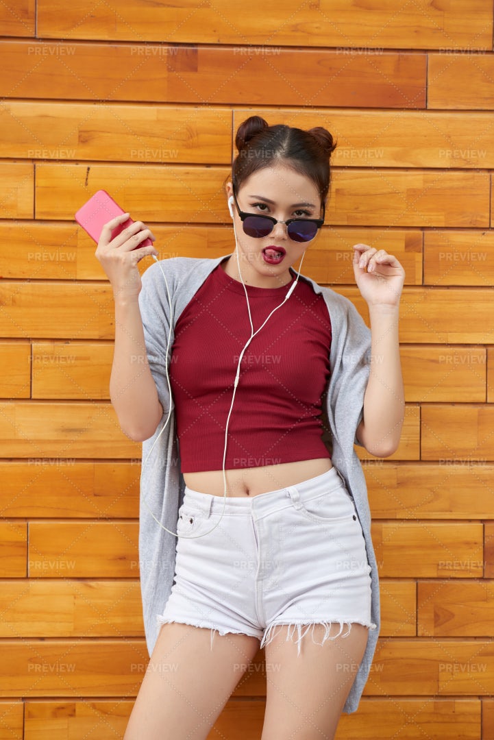 Enjoying Music: Stock Photos