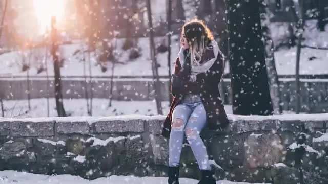 Realistic Snow Loops 6 in 1: Stock Motion Graphics