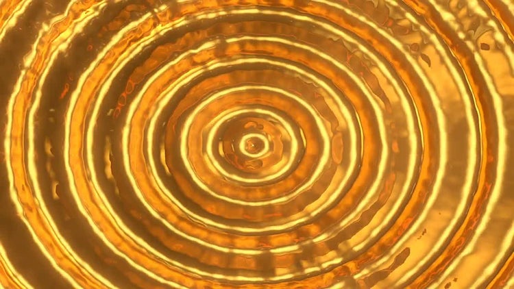 Gold Waves Background: Stock Motion Graphics