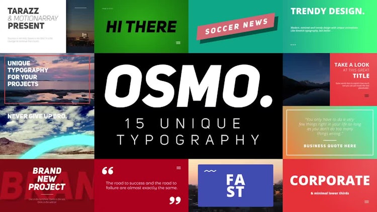 Osmo: Motion Graphics Templates