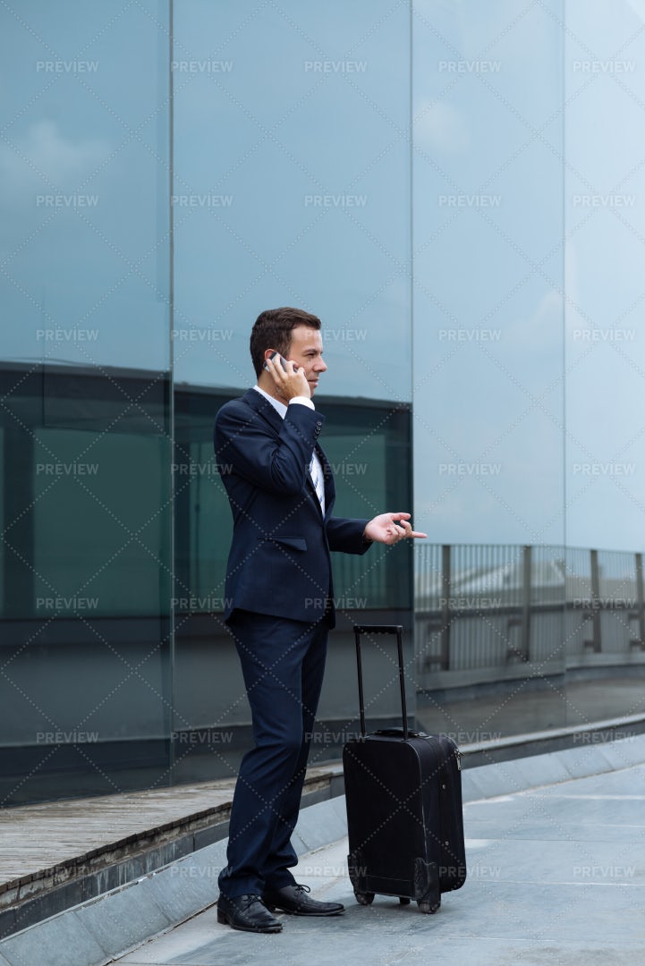 Businessman At Airport: Stock Photos