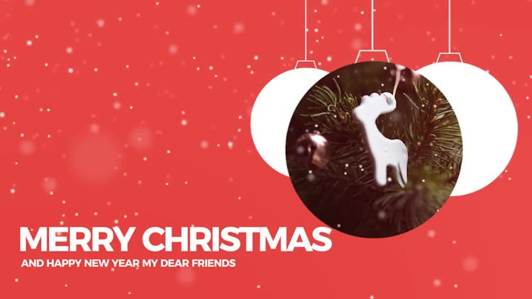 Christmas Ball Slideshow : Premiere Pro Templates