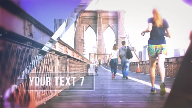 Elegant Glass Slide: After Effects Templates