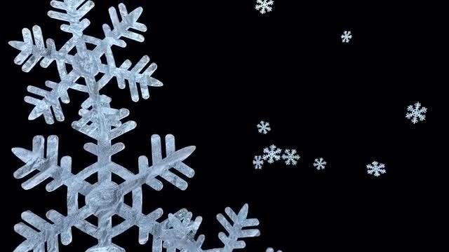 Christmas Snow Transitions: Stock Motion Graphics