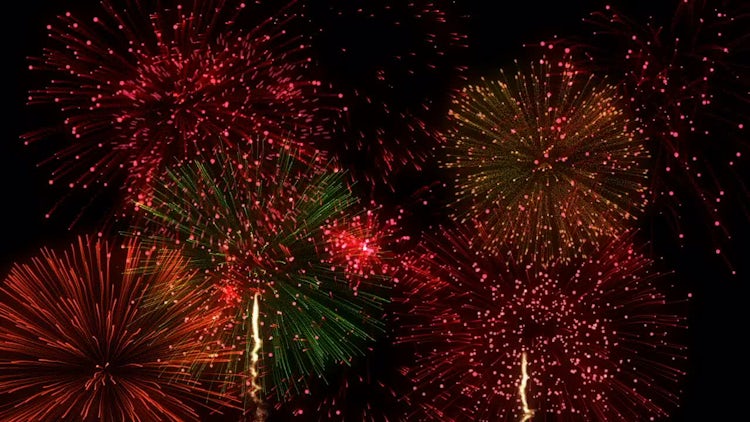 Fireworks Festival Background: Stock Motion Graphics