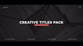 Isometric Lower Thirds - Premiere Pro Templates | Motion Array