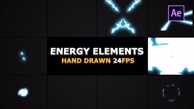 Flash FX Energy Elements And Transitions: After Effects Templates