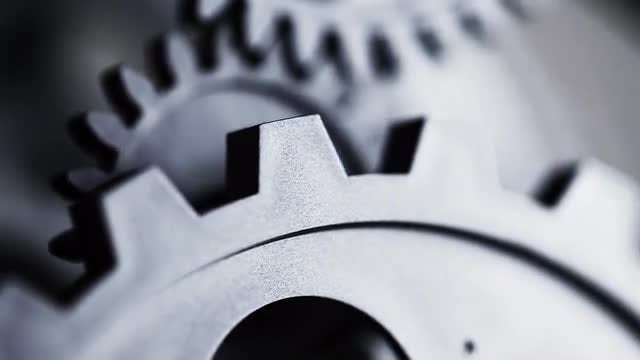 Clock Gears Retro Background: Stock Video