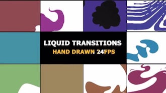 Funny Liquid Transitions: Motion Graphics