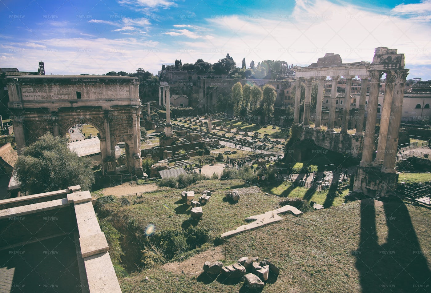 Ruins Of Rome: Stock Photos