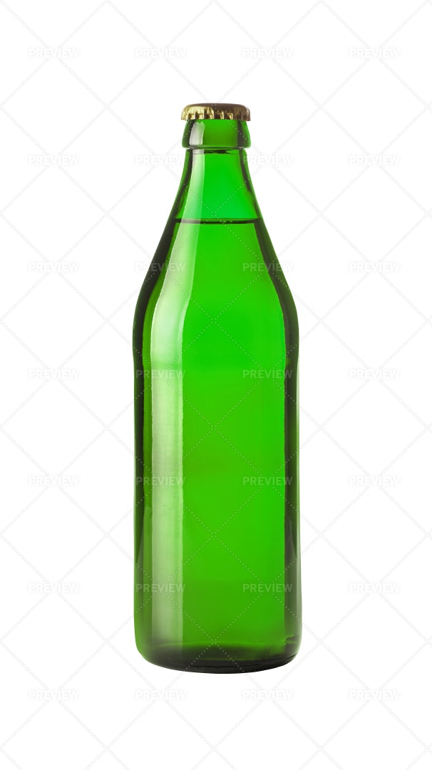 Green Beer Bottle: Stock Photos