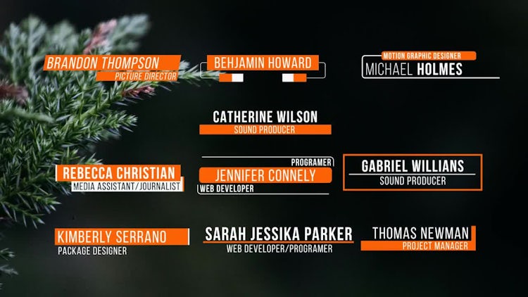 Simple & Modern Lower Thirds: Motion Graphics Templates