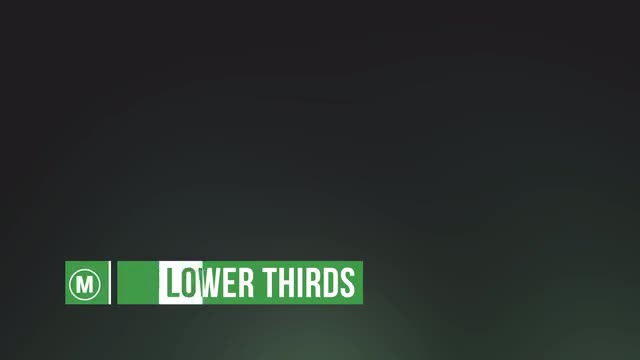 lower third after effects template