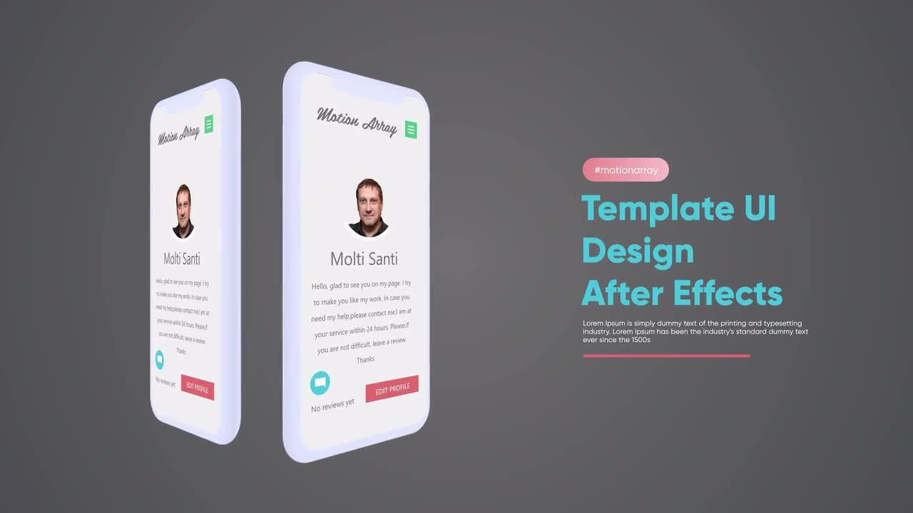mobile app after effects template free download