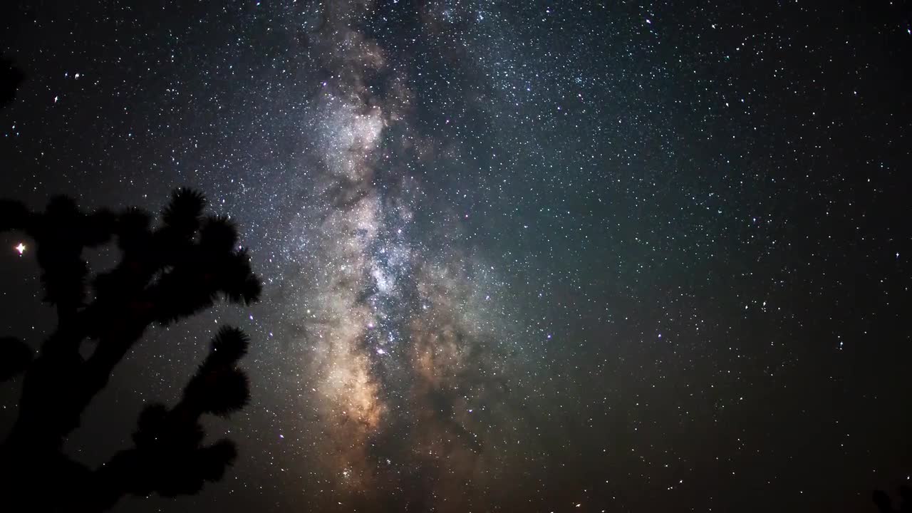 Mojave Milky Way - Stock Video | Motion Array