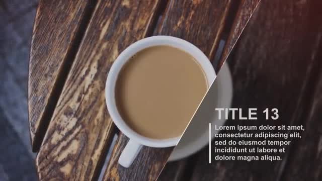 Elegant Diagonal Slideshow: After Effects Templates