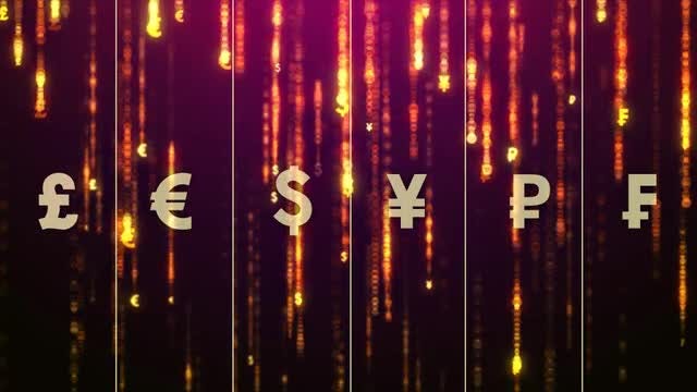 Money Rain: Stock Motion Graphics
