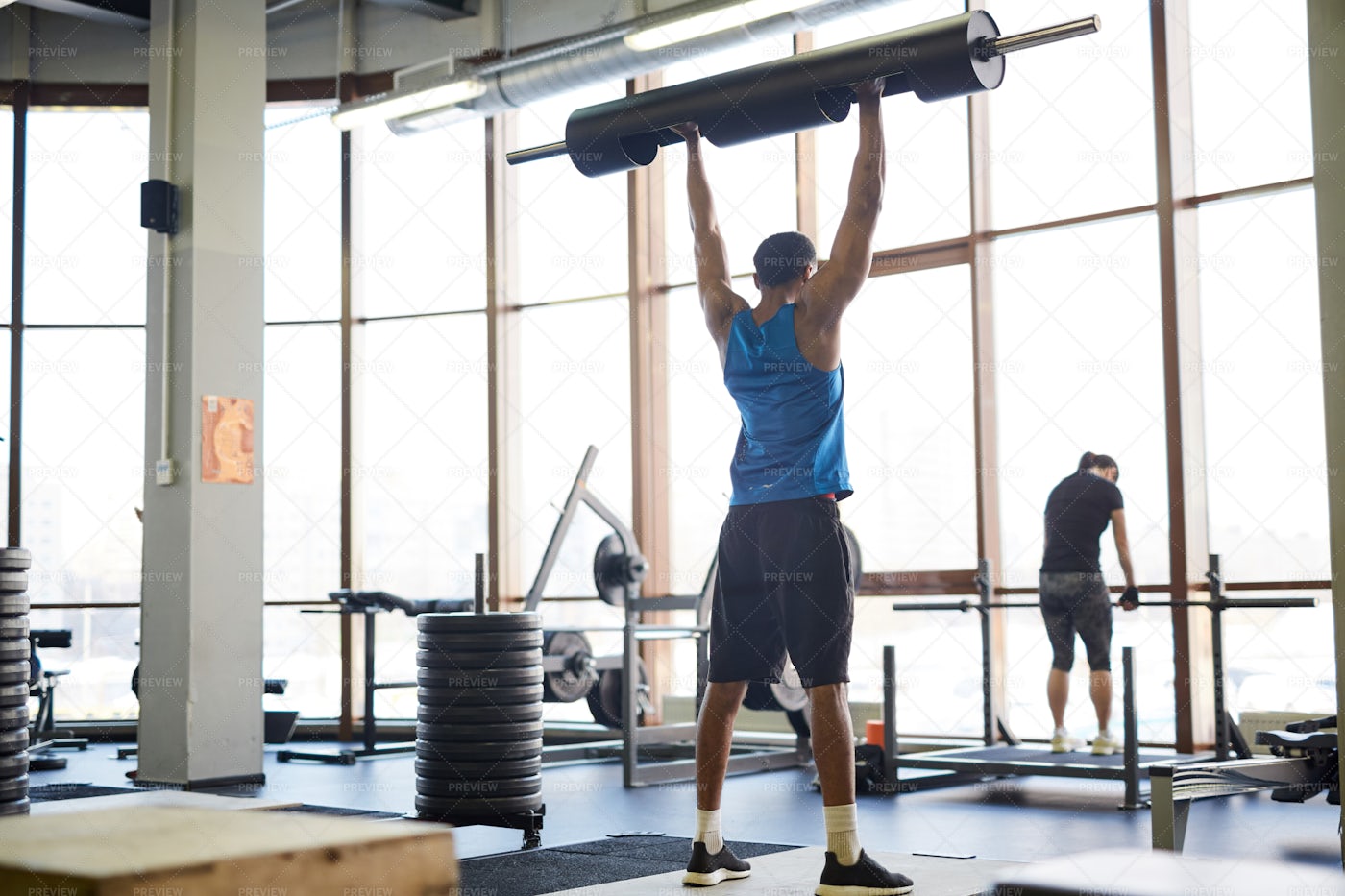 Lifting Barbell - Stock Photos | Motion Array