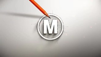 Drawing Logo Minimal: After Effects Templates