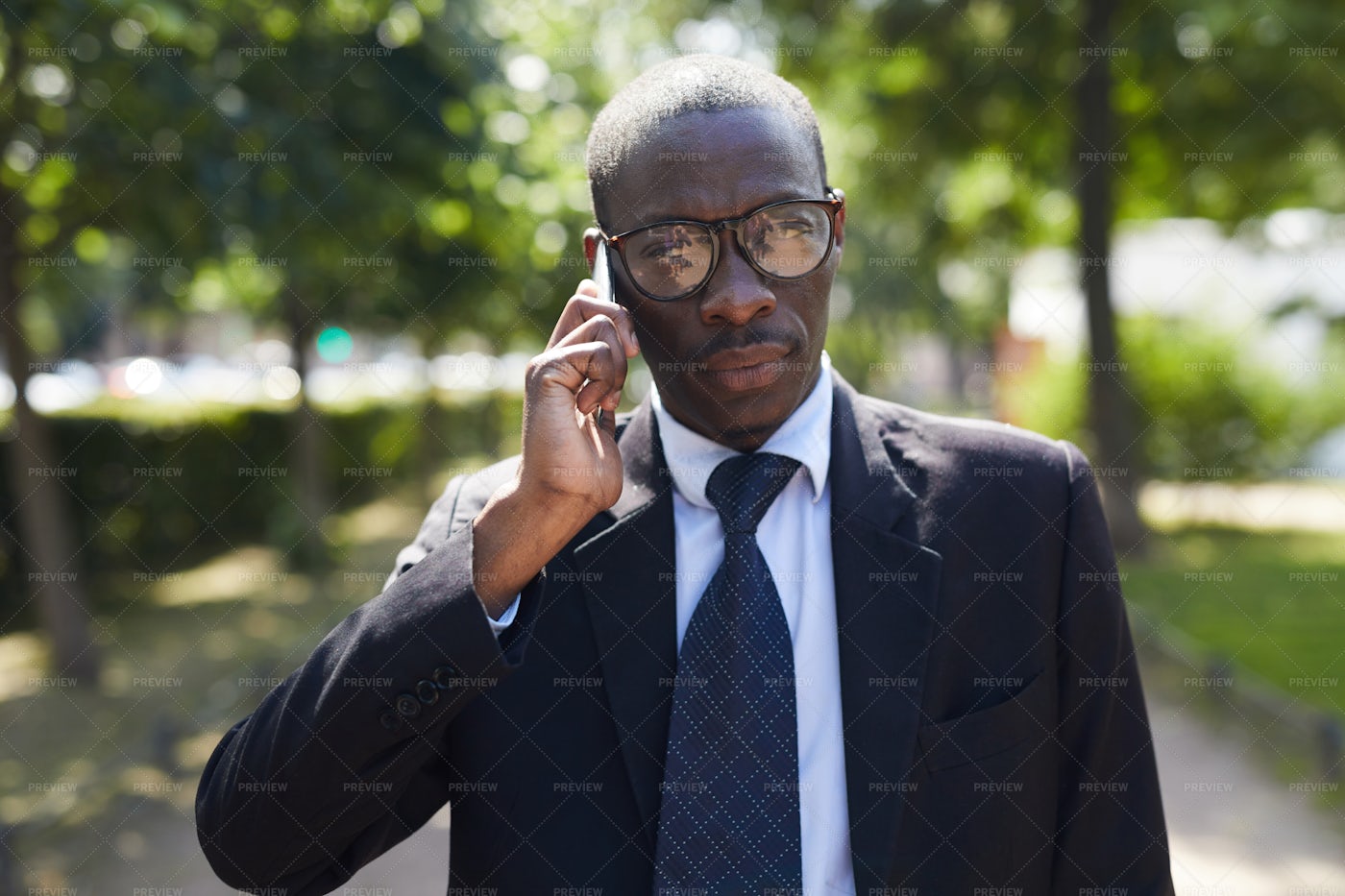 African-American Businessman...: Stock Photos