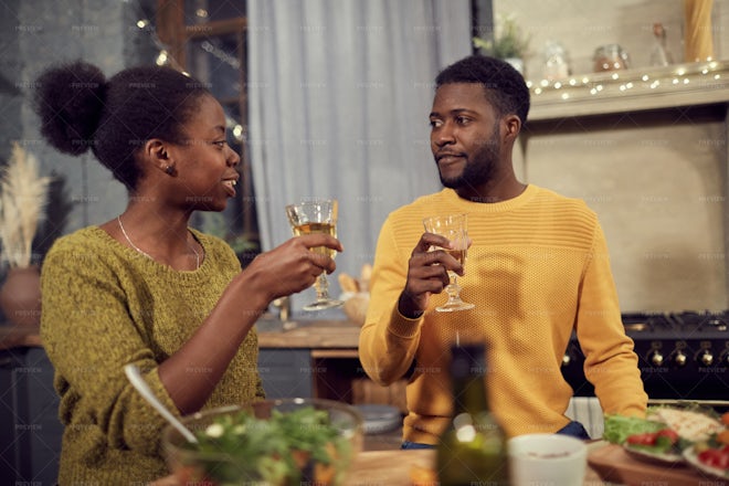 African-American Couple Enjoying... - Stock Photos | Motion Array