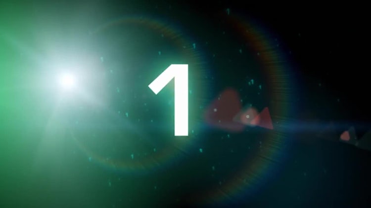 Space Countdown: Stock Motion Graphics