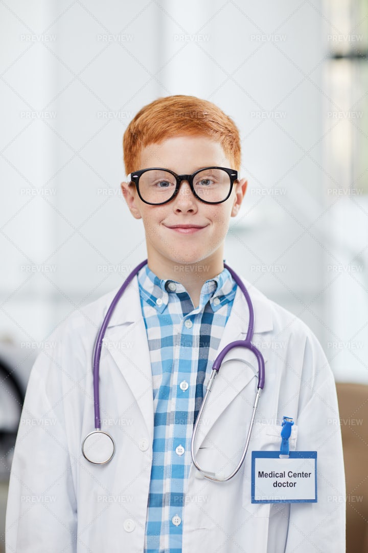 Portrait Of Future Doctor: Stock Photos