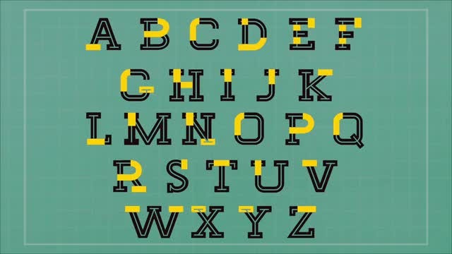 Animated Font: Stock Motion Graphics