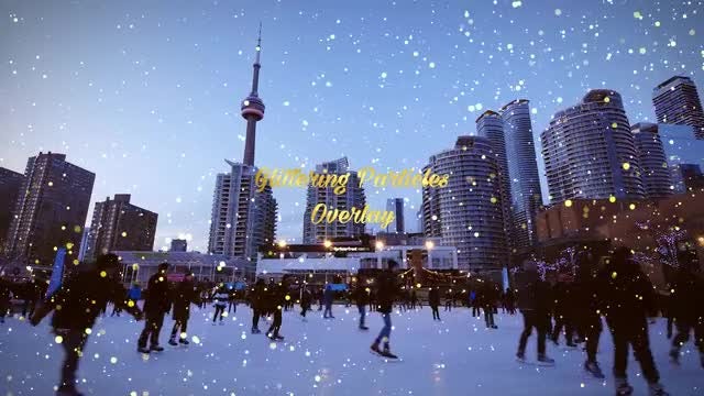 Glittering Particle Overlays: Stock Motion Graphics