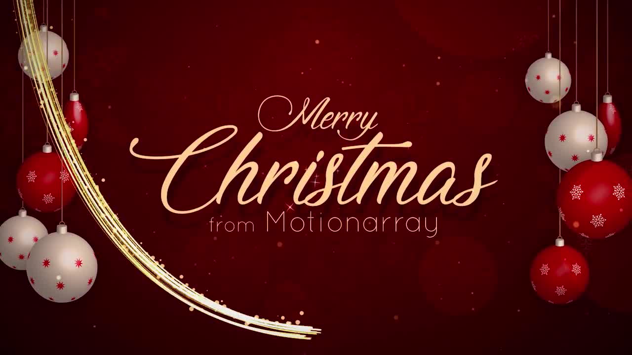 Merry Christmas After Effects Templates Motion Array