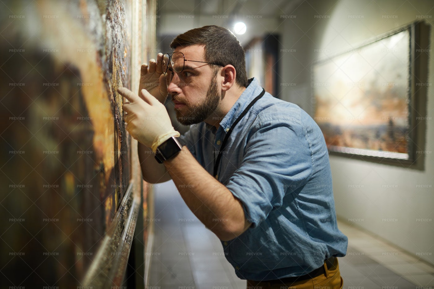 Painting Conservator: Stock Photos