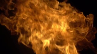 Slow Motion Fire: Stock Video
