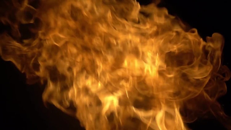 Slow Motion Fire: Stock Video