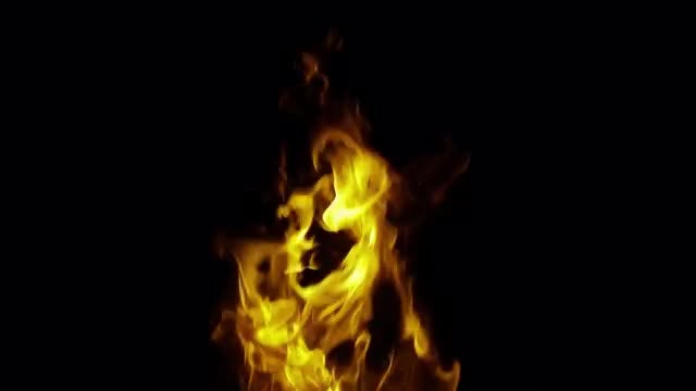 Slow Motion Fire: Stock Video