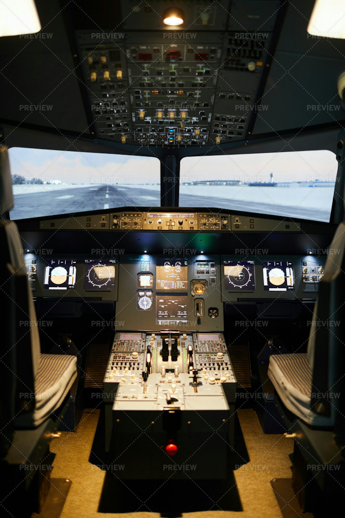 Empty Cockpit Area - Stock Photos | Motion Array