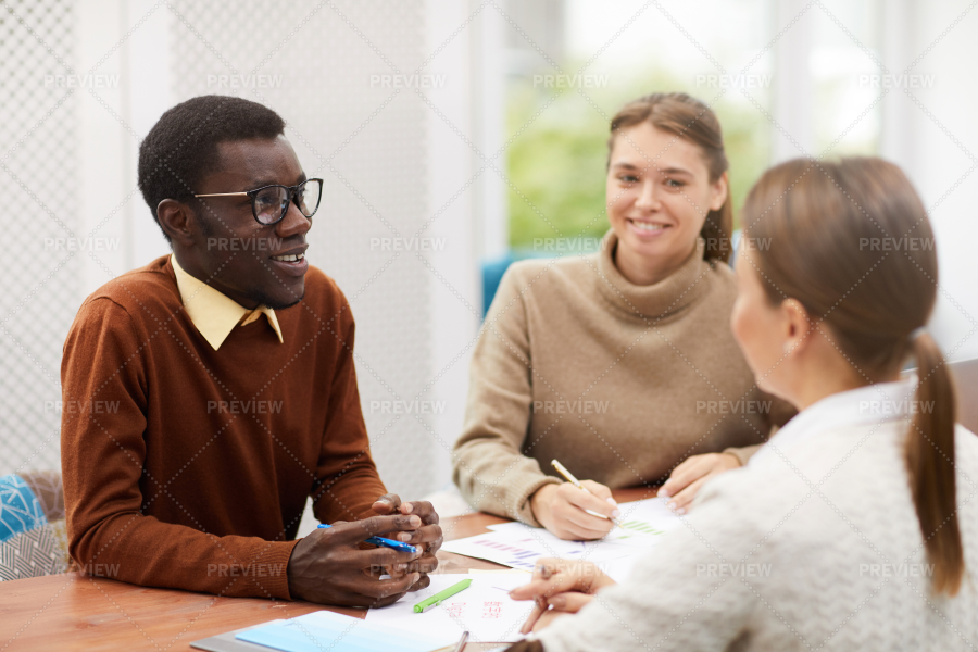 Study Group In School - Stock Photos | Motion Array