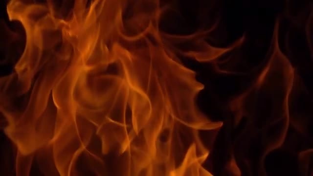 Slow Motion Fire: Stock Video