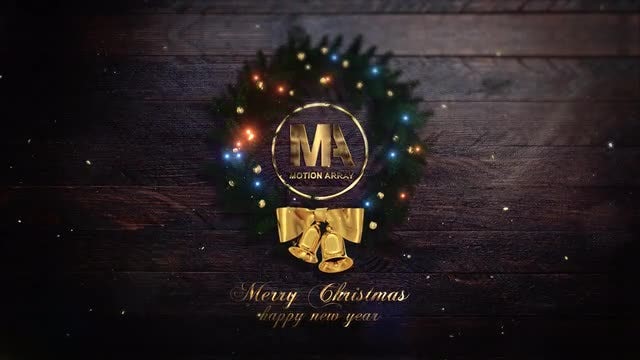 Merry Christmas Logo V_01: After Effects Templates