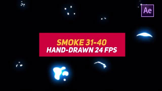 Liquid Smoke Elements 31-40: After Effects Templates